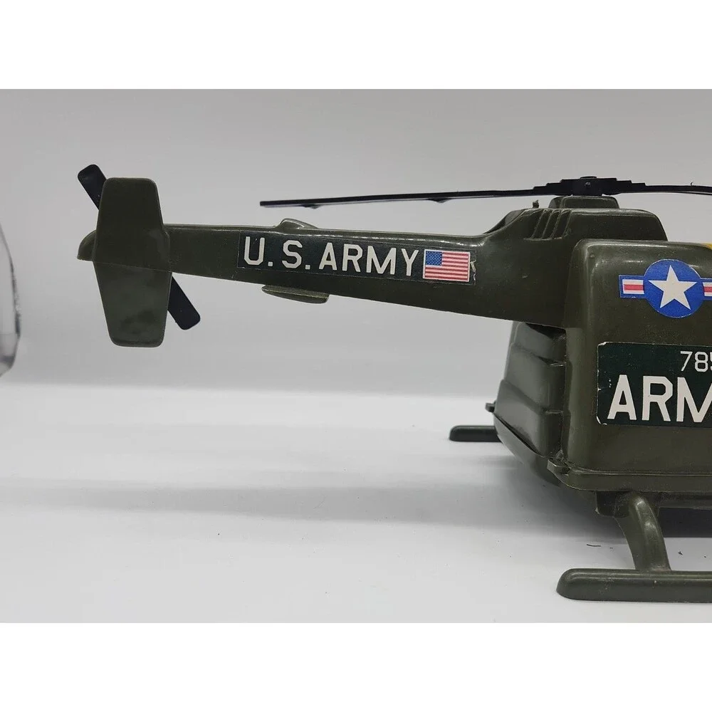 Gay Toys Inc. U.S. Army Military Helicopter Item 785 Green/Yellow Plastic USA